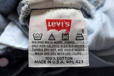 画像6: デッドストック★90s USA製 Levi'sリーバイス 501 デニムパンツ w30 L30 (6)