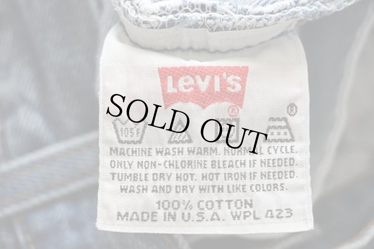 画像6: デッドストック★90s USA製 Levi'sリーバイス 501 デニムパンツ w30 L30 (6)