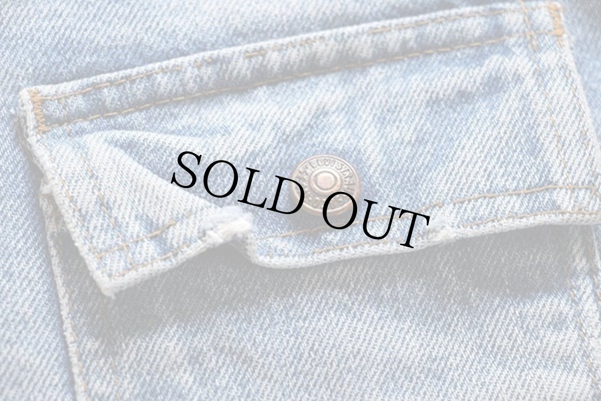 画像7: 70s Levi'sリーバイス 22276 デニム ブッシュパンツ w29 L34 (7)