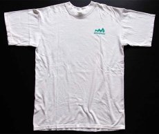 画像2: 90s USA製 patagoniaパタゴニア Beneficial T's Surfboards オーガニックコットンTシャツ 白 M (2)