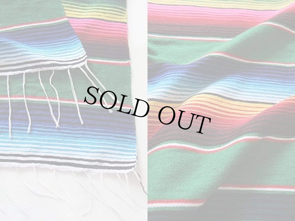 画像3: メキシカン ラグ サラペ 大 (3)