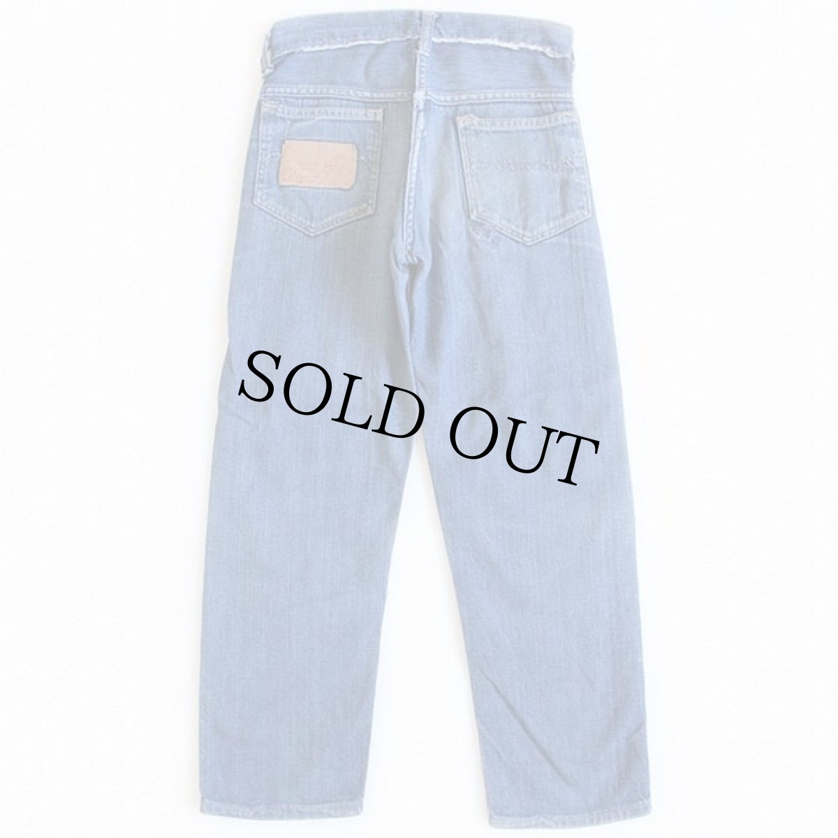 画像3: 60s WESTERN JEANS ダメージ インディゴ デニムパンツ キッズ (3)