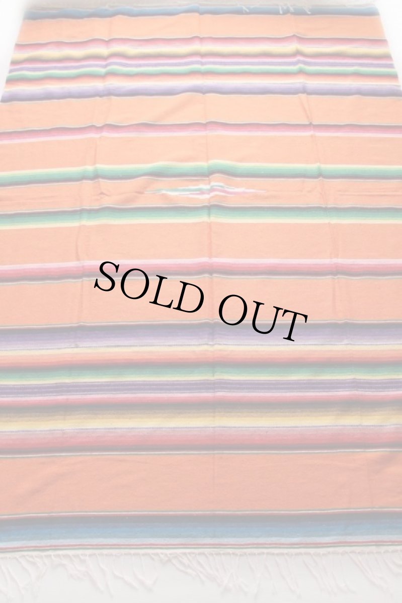 画像2: メキシカン ラグ サラペ 大 (2)