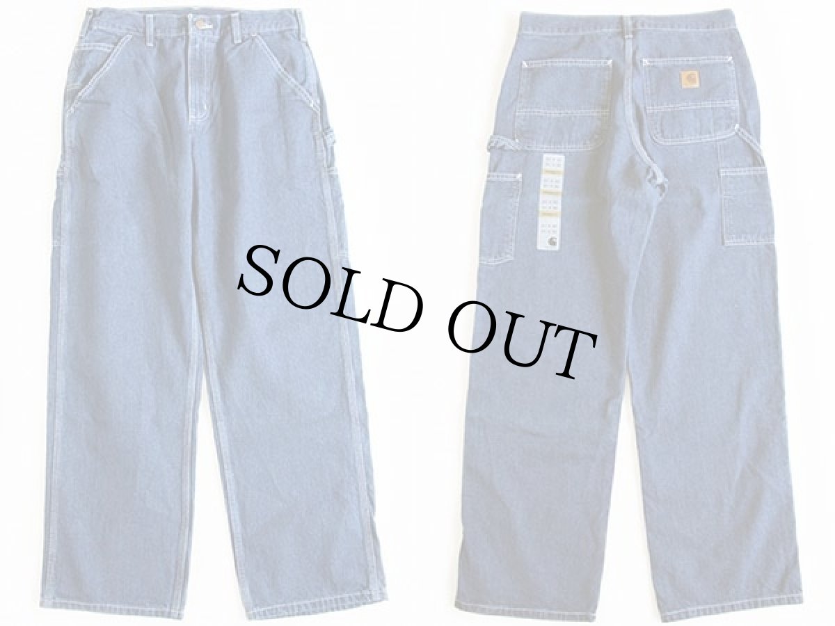 画像2: 未使用★carharttカーハート デニム ペインターパンツ w31 L30 (2)