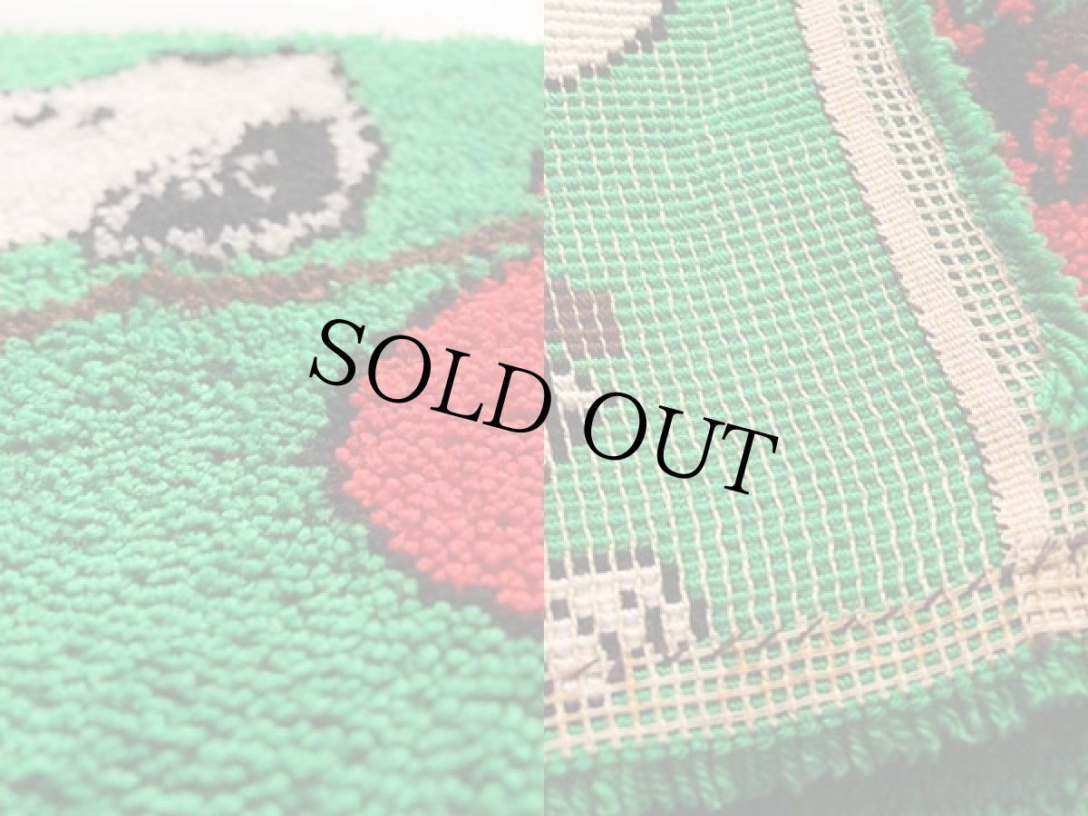 画像3: 70s スヌーピー ラグ マット (3)