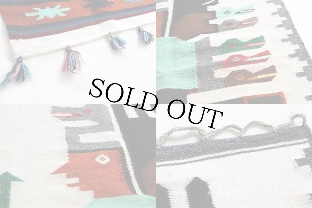 画像3: メキシコ ラグ タペストリー (3)