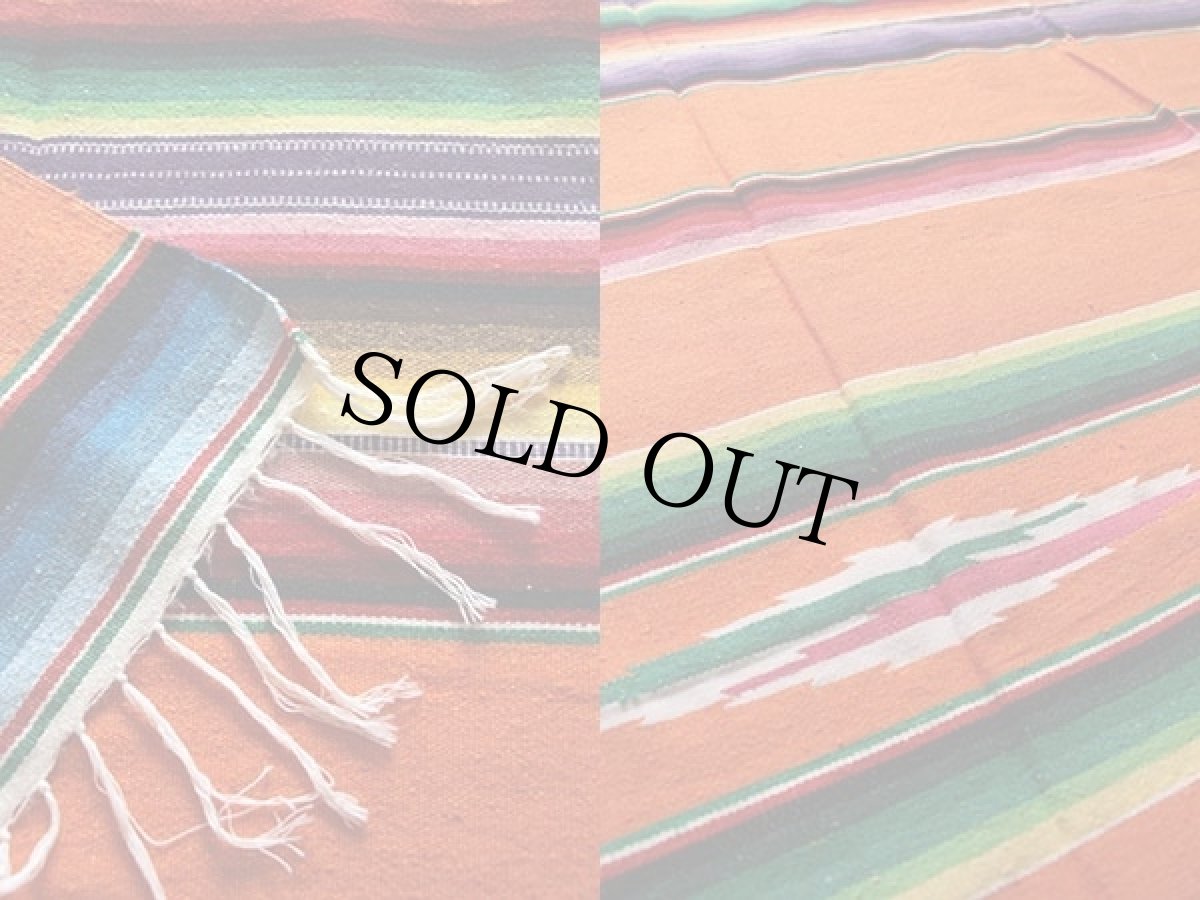 画像3: メキシカン ラグ サラペ 大 (3)