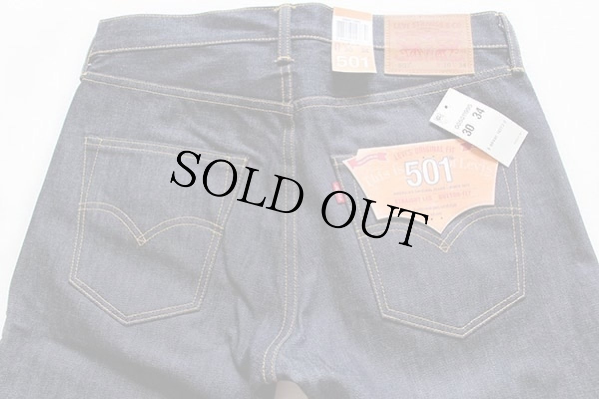 画像4: 未使用★USA製 Levi'sリーバイス 501 CONE DENIM WHITE OAK デニムパンツ w30 L34 (4)