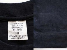 画像3: デッドストック★80s スカル 死神 蛍光プリント コットンTシャツ 黒 XL (3)