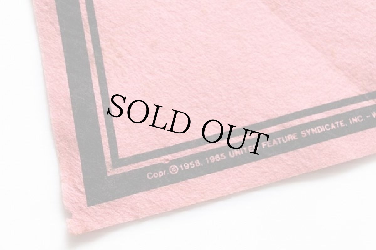 画像4: 70s PEANUTS スヌーピー There are times when life is pure joy. フェルト ペナント ピンク (4)