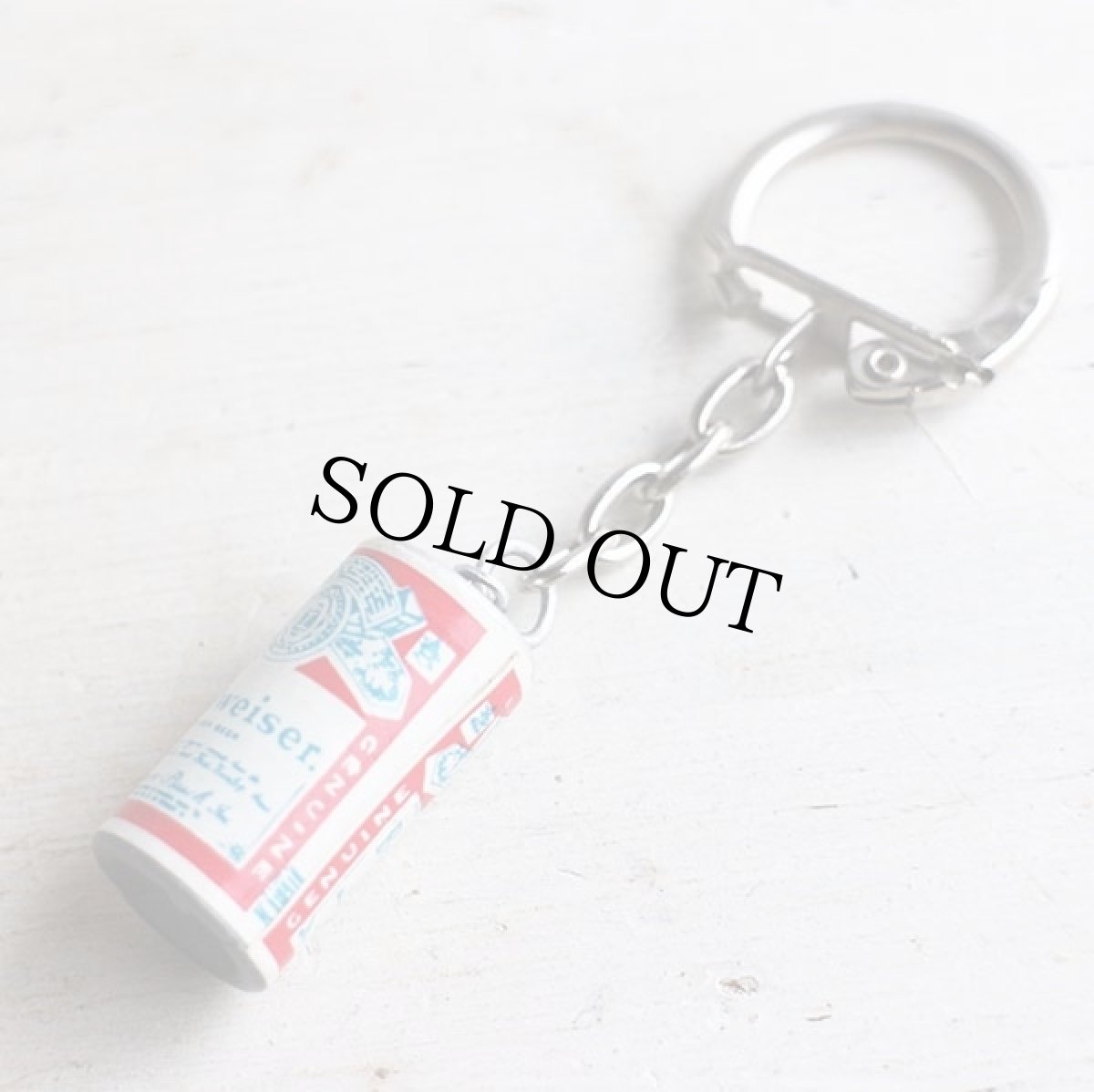 画像2: 80s Budweiserバドワイザー キーホルダー (2)