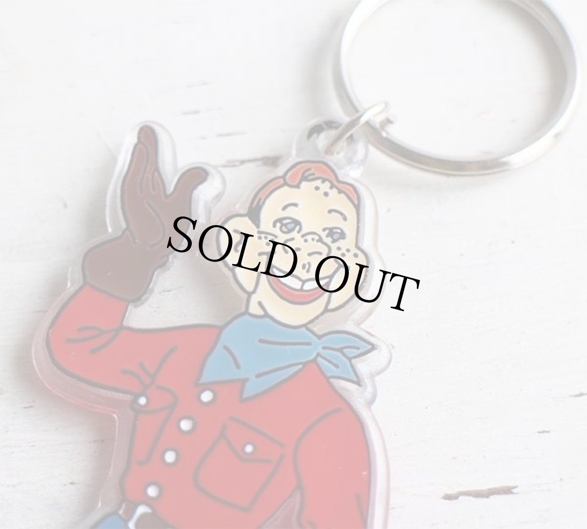 画像4: デッドストック★80s Howdy Doody ハウディードゥーディー キーホルダー★キーチェーン (4)