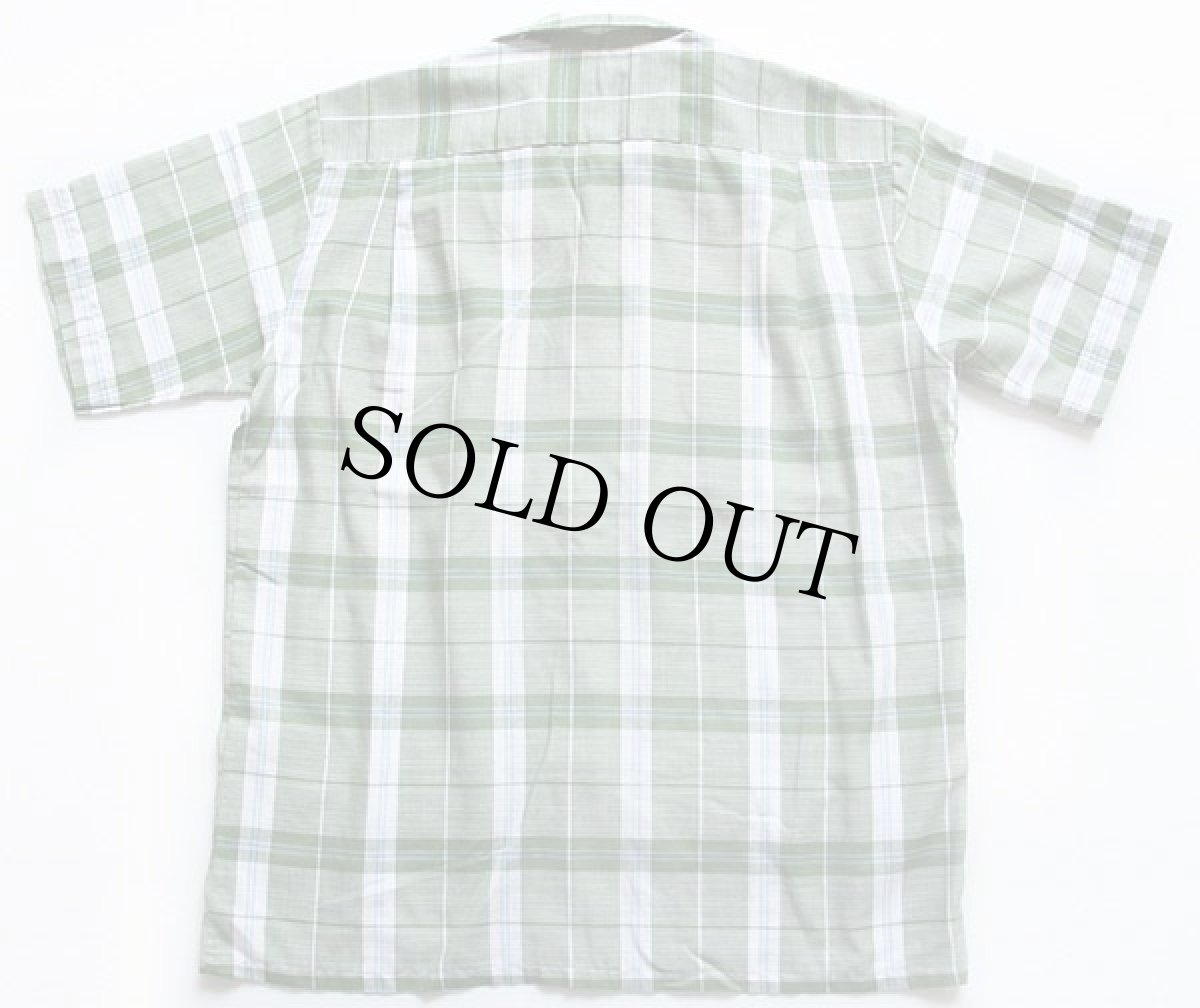 画像2: 70s DONEGALL NEVA-PRESS チェック 半袖 シャツ M (2)