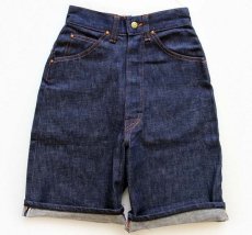 画像1: デッドストック★60s OSHKOSH B'GOSH BRONKS インディゴ デニム ショートパンツ キッズ w23★ショーツ (1)