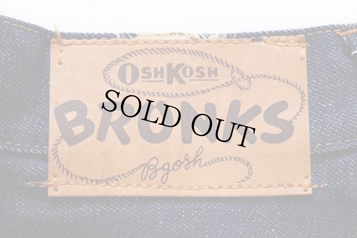 画像4: デッドストック★60s OSHKOSH B'GOSH BRONKS インディゴ デニム ショートパンツ キッズ w23★ショーツ (4)