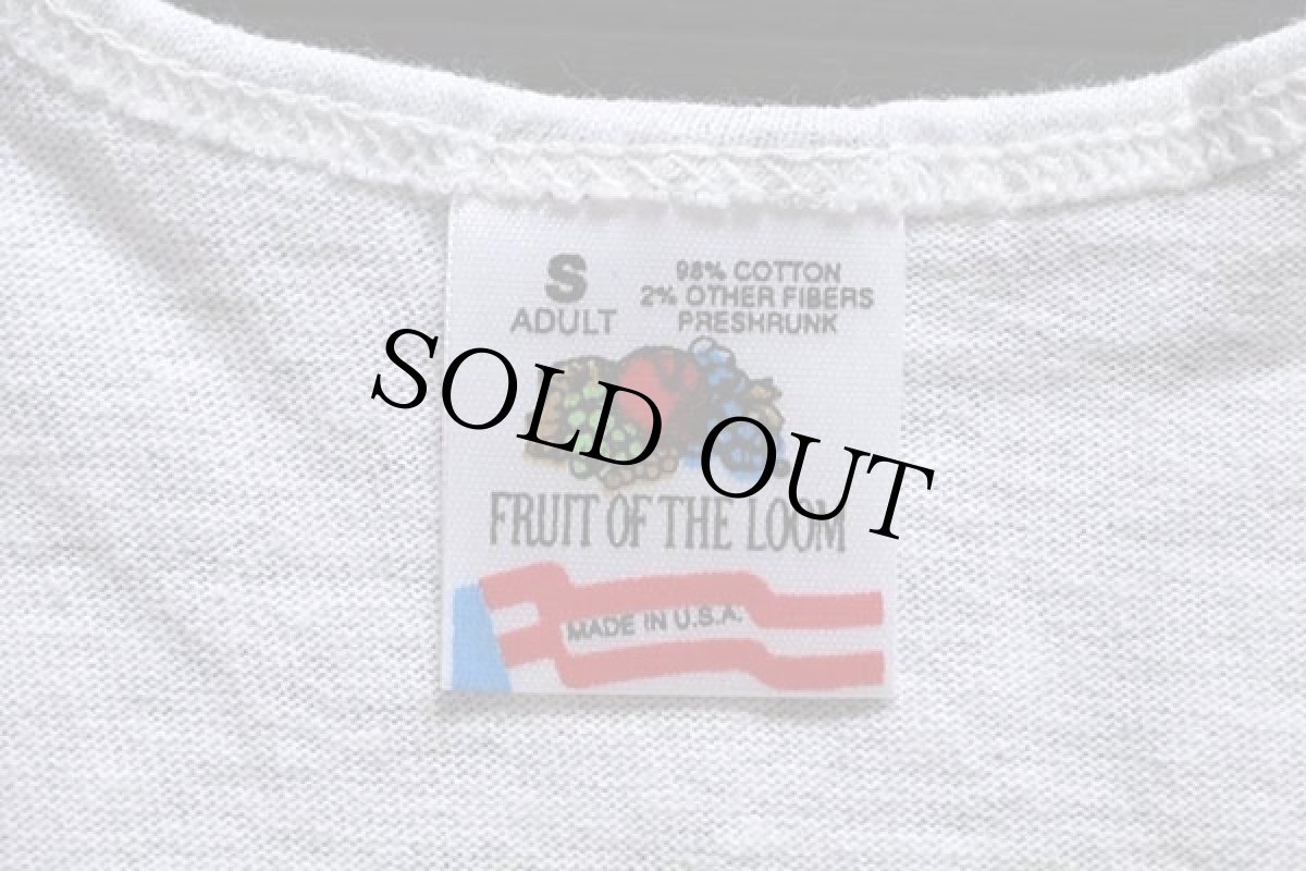 画像3: デッドストック★90s USA製 FRUIT OF THE LOOM 無地 タンクトップ 杢ライトグレー S (3)