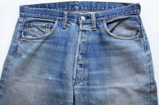 画像2: 70s USA製 Levi'sリーバイス 501 シングル 66前期 デニムパンツ w36 (2)