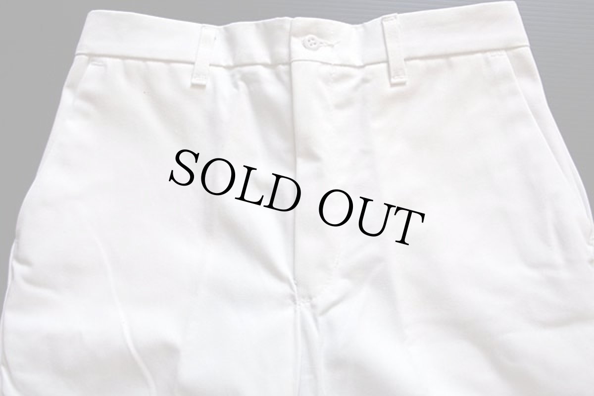 画像3: デッドストック★80s USA製 RED KAPレッドキャップ ワークパンツ 白 w31 L30 (3)