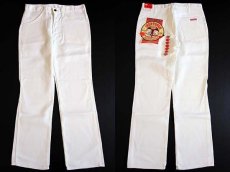 画像2: デッドストック★90s Dickiesディッキーズ IRONTOUGH ツイル ワークパンツ 白 w31 L30 (2)