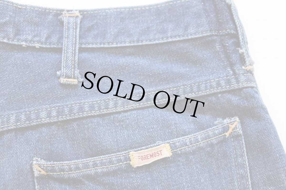 画像5: 60s J.C.PENNEY FOREMOST インディゴ デニムパンツ w31 (5)