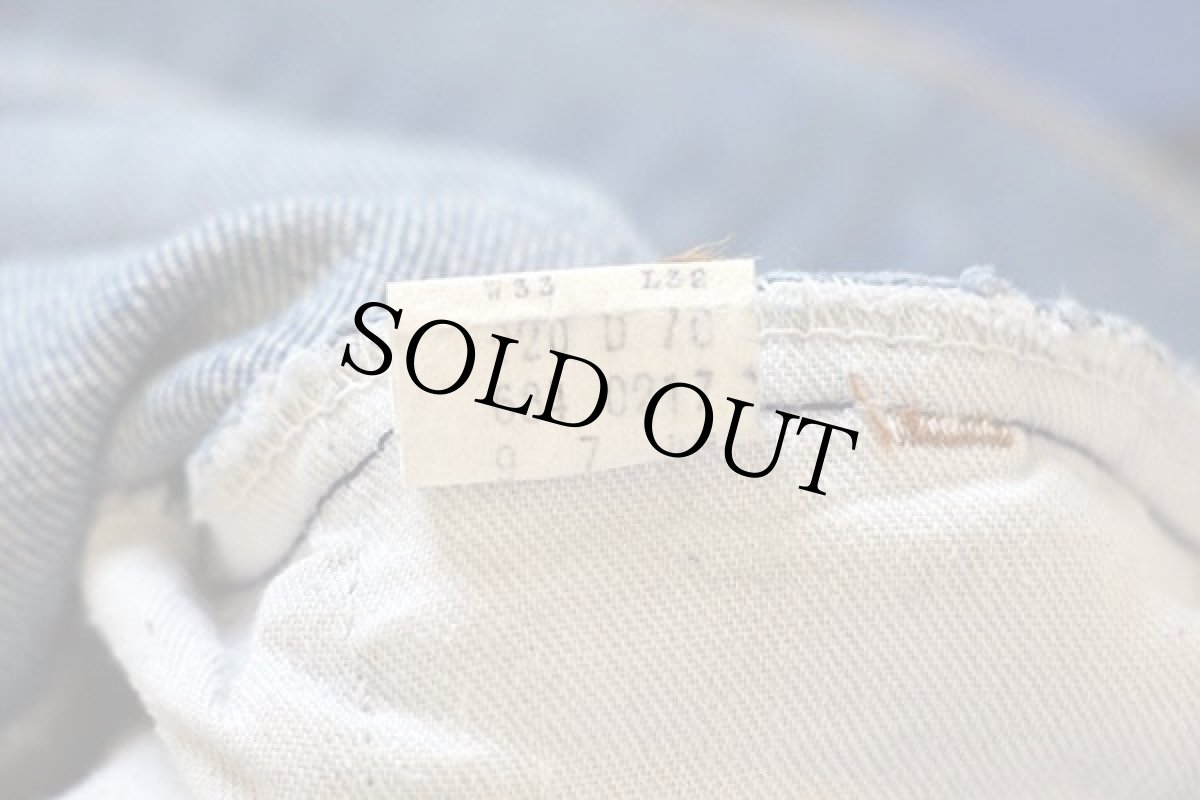 画像4: 70s USA製 Levi'sリーバイス 684 デニムパンツ w33 L32★ベルボトム ビッグベル (4)