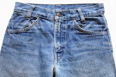 画像2: 70s USA製 Levi'sリーバイス 746 デニムパンツ w27 L32★ベルボトム (2)