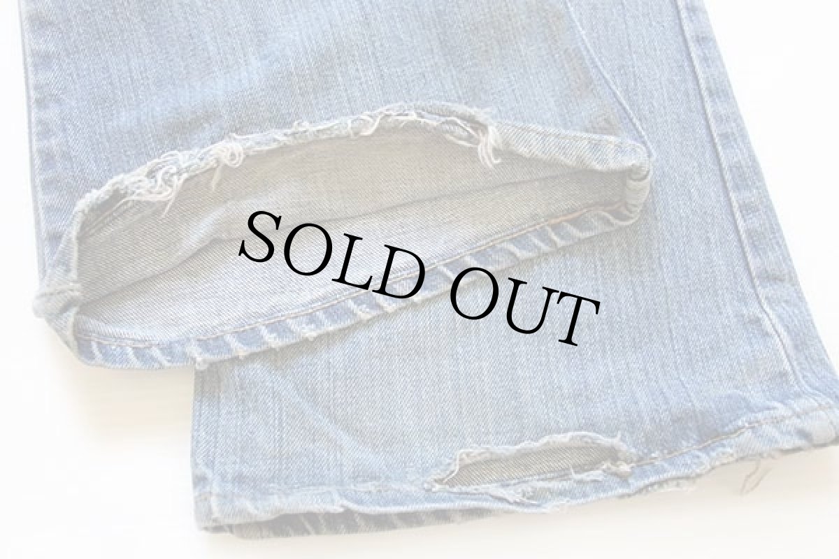 画像8: 70s USA製 Levi'sリーバイス 646 デニムパンツ w34 L30★ベルボトム (8)