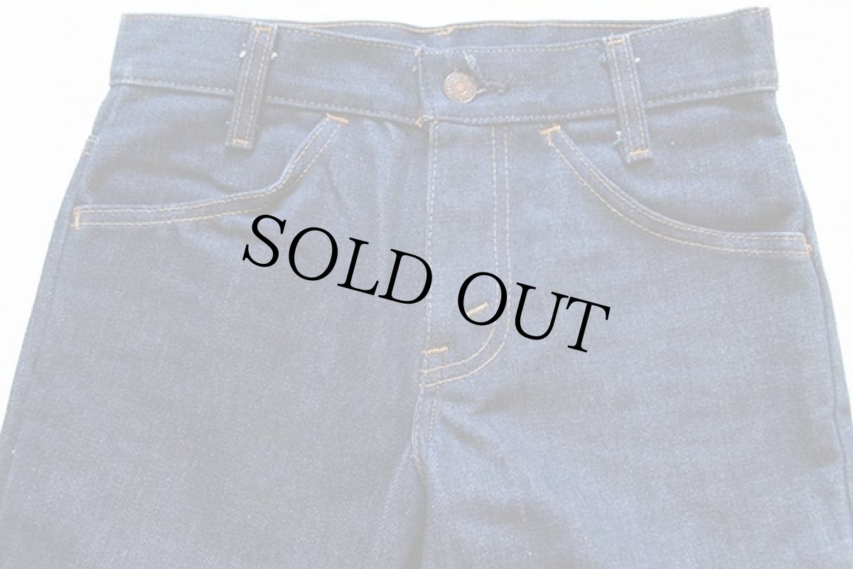 画像3: デッドストック★70s USA製 Levi'sリーバイス 784 デニムパンツ w26 L28★ベルボトム ビッグベル (3)