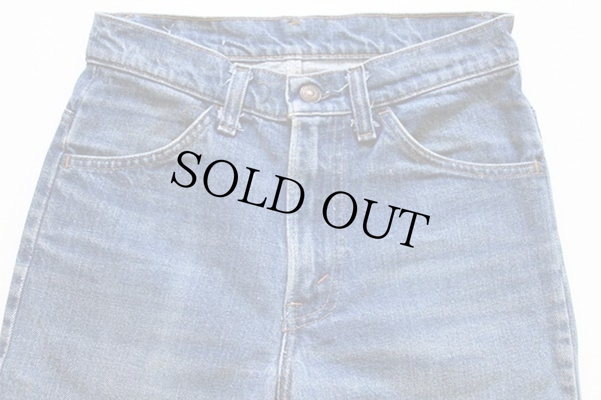 画像2: 80s USA製 Levi'sリーバイス 646 デニムパンツ w28 L32★ベルボトム (2)