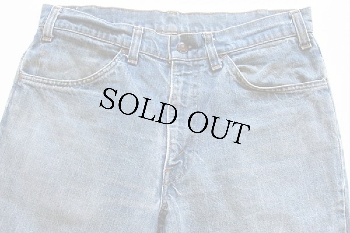 画像2: 70s USA製 Levi'sリーバイス 684 デニムパンツ w33 L32★ベルボトム ビッグベル (2)