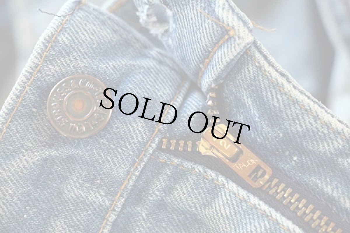 画像5: 70s USA製 Levi'sリーバイス 684 デニムパンツ w33 L32★ベルボトム ビッグベル (5)