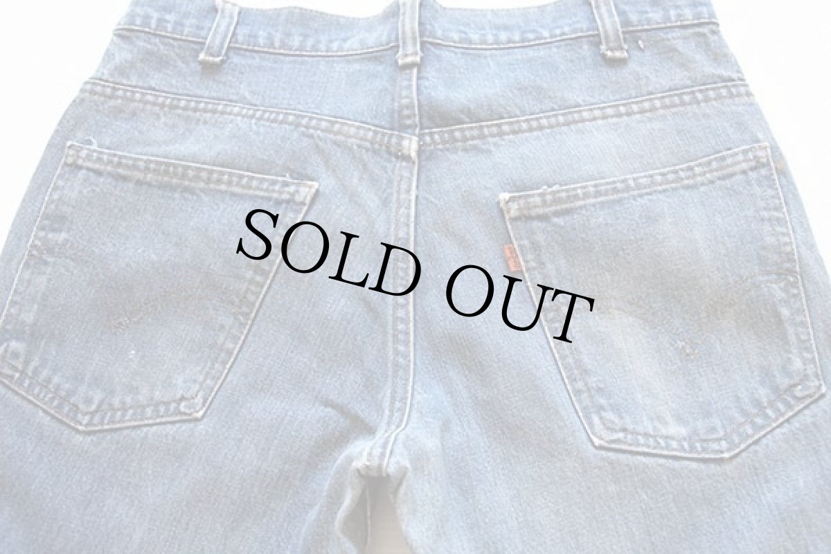 画像3: 70s USA製 Levi'sリーバイス 684 デニムパンツ w33 L32★ベルボトム ビッグベル (3)