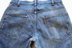 画像3: 70s USA製 Levi'sリーバイス 684 デニムパンツ w33 L32★ベルボトム ビッグベル (3)