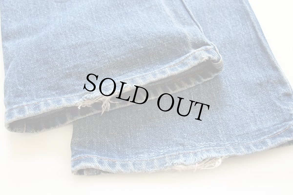 画像7: 70s USA製 Levi'sリーバイス 746 デニムパンツ w27 L32★ベルボトム (7)