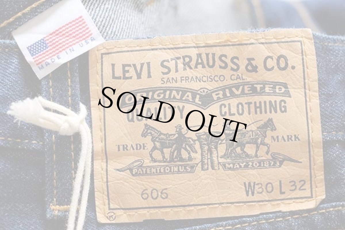 画像5: 新品★USA製 LVC LEVI'S VINTAGE CLOTHING リーバイス 606 BIGE デニムパンツ w30 L32 (5)
