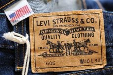 画像5: 未使用★USA製 LVC LEVI'S VINTAGE CLOTHING リーバイス 606 BIGE デニムパンツ w30 L32 (5)