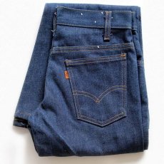 画像1: デッドストック★70s USA製 Levi'sリーバイス 784 デニムパンツ w26 L28★ベルボトム ビッグベル (1)