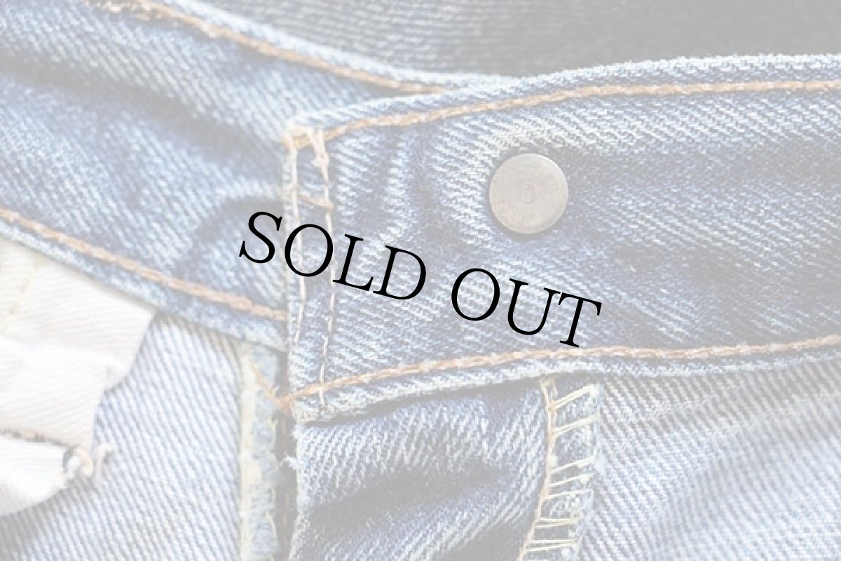 画像5: 60s LEVI'Sリーバイス 501 BIGE パッチワーク リペア デニムパンツ ペンキ飛び w34 (5)