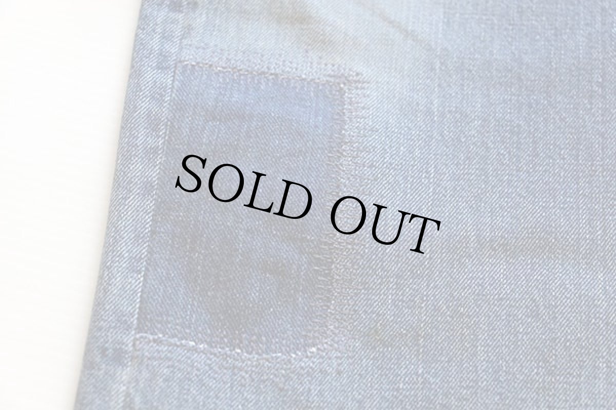 画像9: 60s LEVI'Sリーバイス 501 BIGE パッチワーク リペア デニムパンツ ペンキ飛び w34 (9)