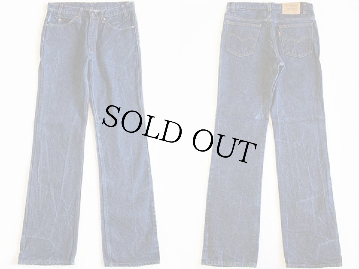 画像2: 80s USA製 Levi'sリーバイス 517 デニムパンツ w33 L34★ブーツカット (2)