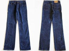 画像2: 80s USA製 Levi'sリーバイス 517 デニムパンツ w33 L34★ブーツカット (2)