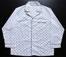 画像2: デッドストック★70s Hampton 小紋柄 総柄 パジャマシャツ L (2)