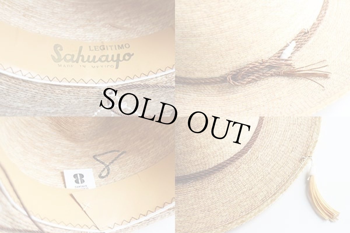 画像5: メキシコ製 LEGITIMO Sahuayo 中折れ ストローハット ナチュラル 8★麦わら帽子 (5)