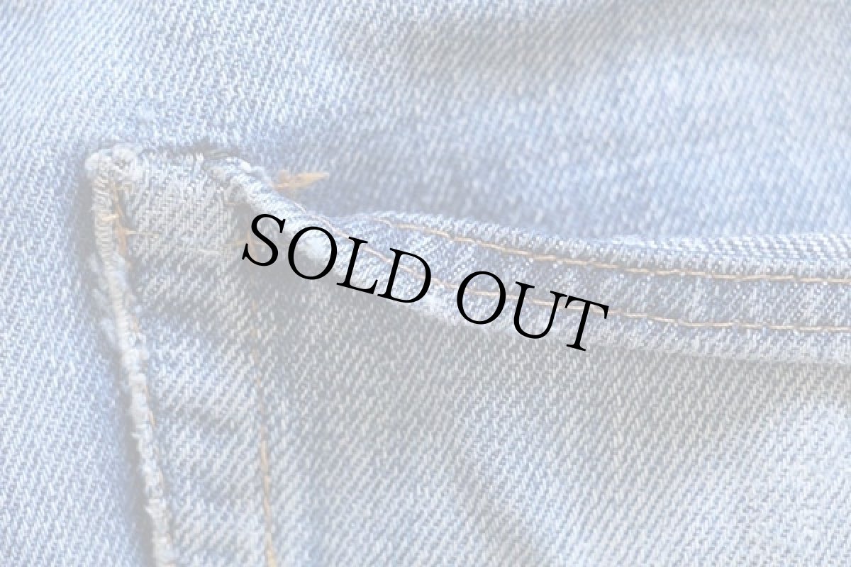 画像6: 60s LEVI'Sリーバイス 501 BIGE パッチワーク リペア デニムパンツ ペンキ飛び w34 (6)