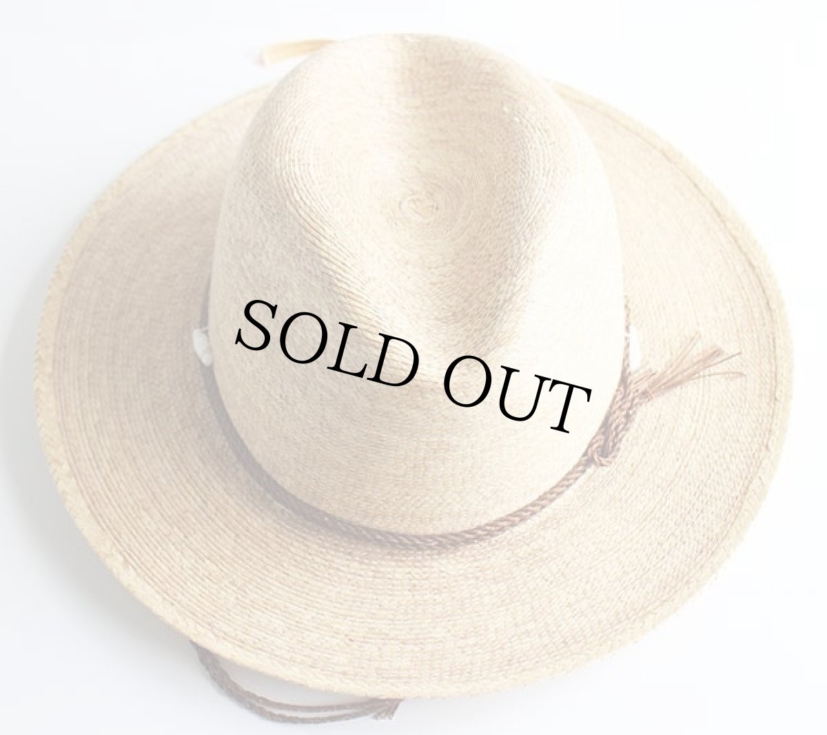 画像2: メキシコ製 LEGITIMO Sahuayo 中折れ ストローハット ナチュラル 8★麦わら帽子 (2)