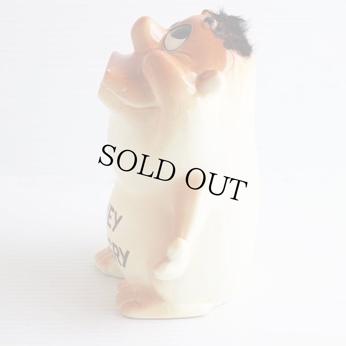 画像2: 60s 日本製 MONEY HUNGRY サイコセラミック メッセージ バンク★貯金箱 (2)