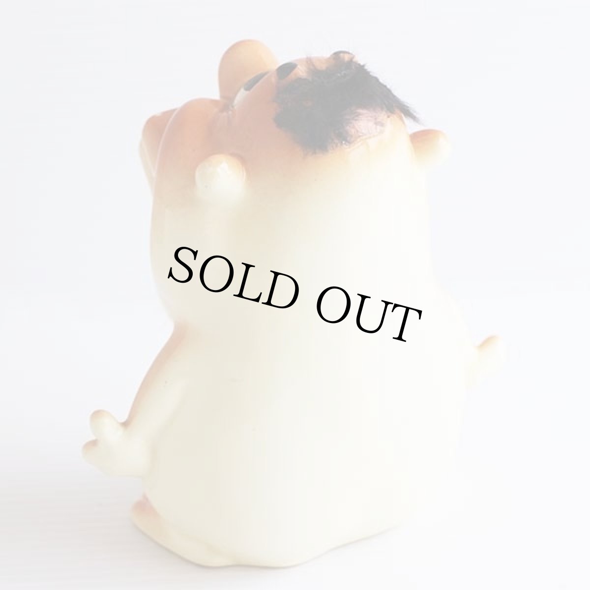 画像4: 60s 日本製 MONEY HUNGRY サイコセラミック メッセージ バンク★貯金箱 (4)