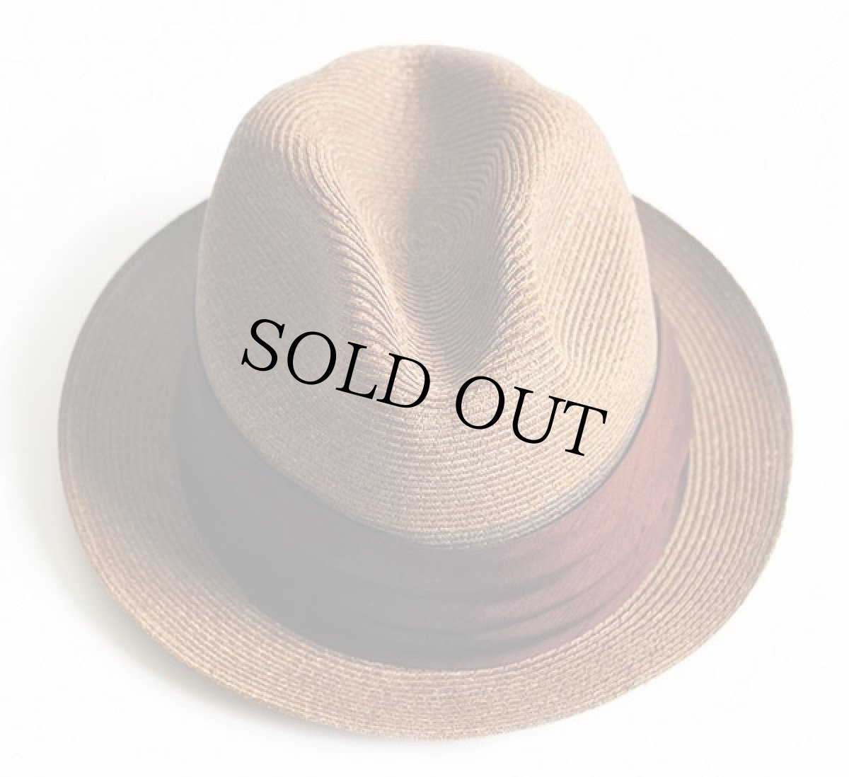 画像2: ビンテージ STETSONステットソン 中折れ ストローハット 茶 7 1/8★麦わら帽子 (2)