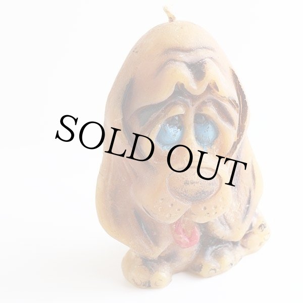 70s Animal Delights ハンドペイント バセットハウンド キャンドル