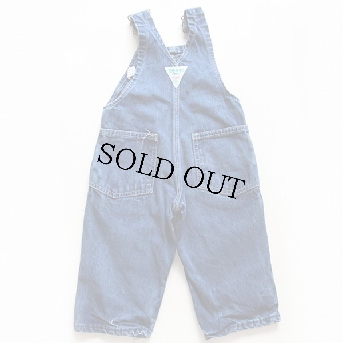 画像2: 80s OSHKOSH B'GOSH デニム オーバーオール キッズ★サロペット (2)